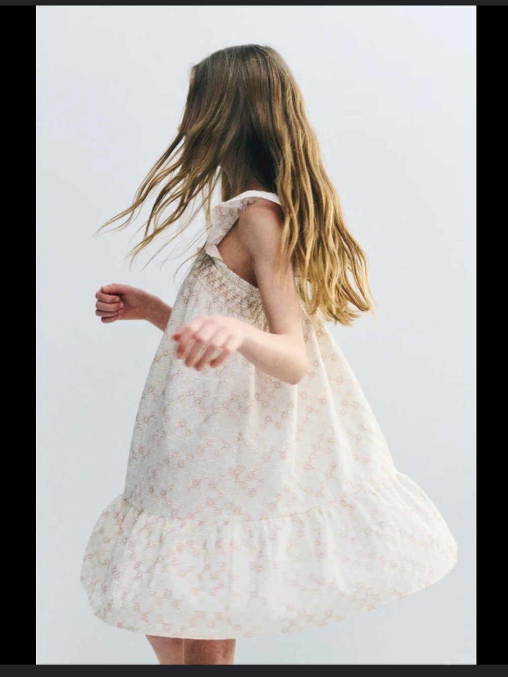 Zara Girls' Floral Ruffle Sundress